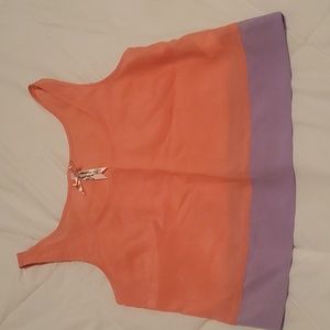 Pink and purple crop top